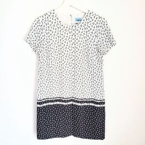 Cece Colorblock Floral Shift Dress Size 2